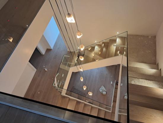 Sistema completo de barandilla - Perspectiva de acabado final